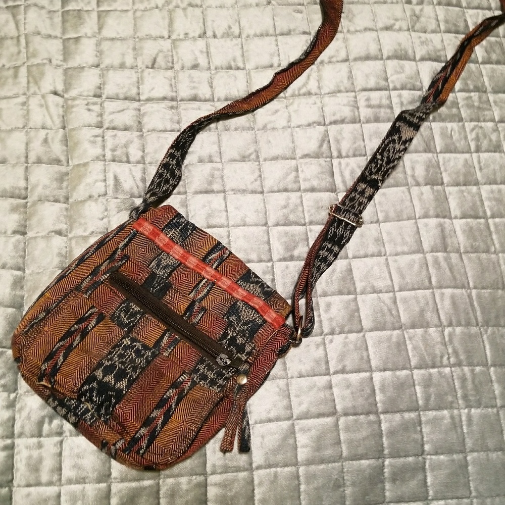 Handmade Tribal print shoulder bag